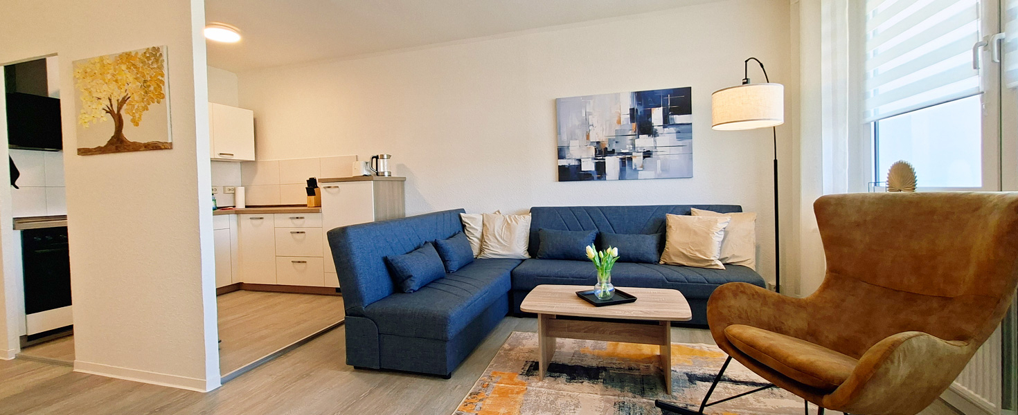 Gästewohnung Am Ringpark 3a - Moderne Couchgruppe