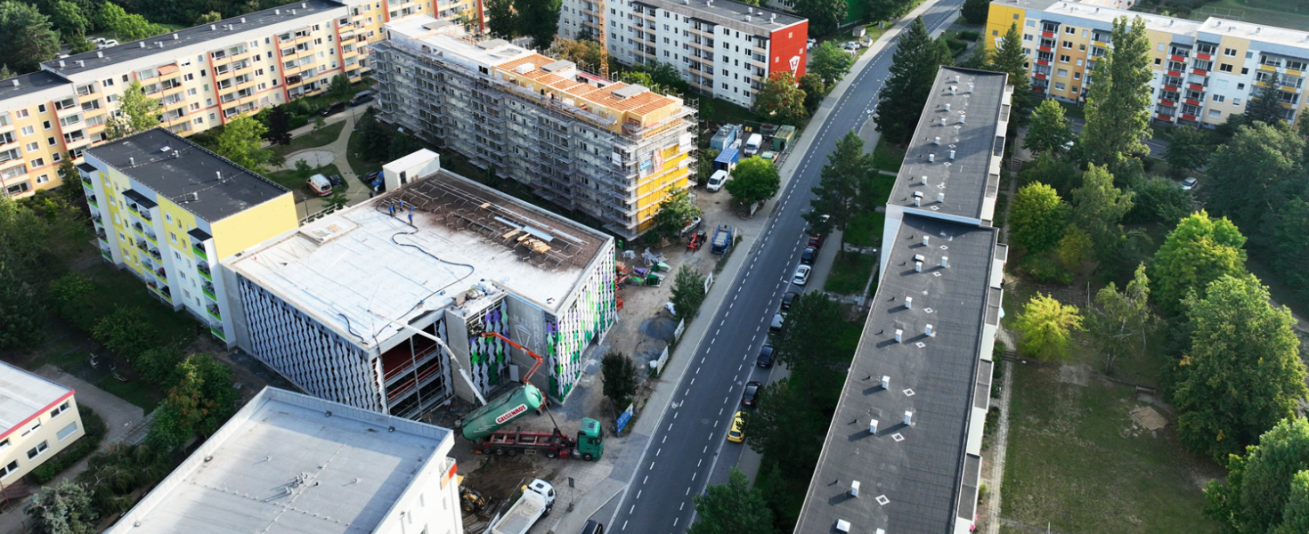 Parkhausansicht Spitzgrund