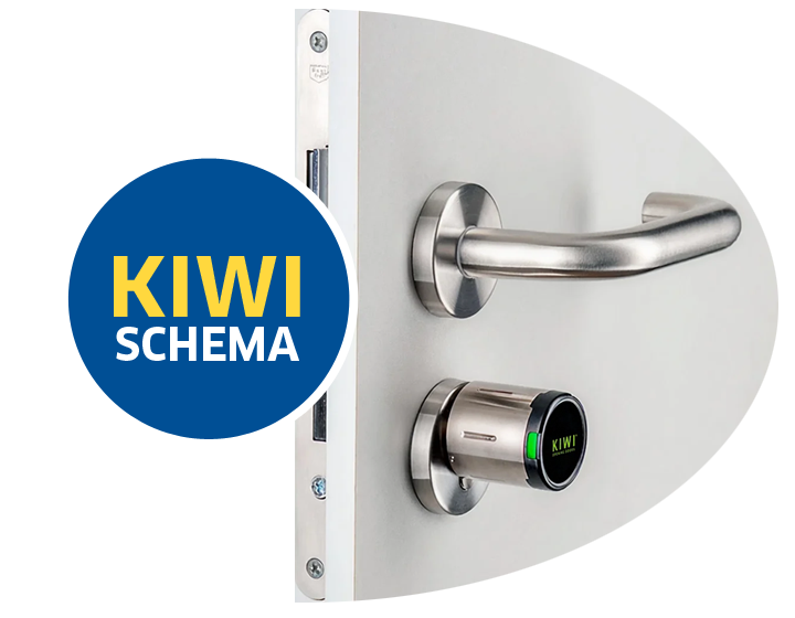 KIWI Blue Türschloss mit Falle