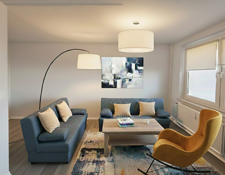 Gästewohnung Am Ringpark 3a - Moderne Couchgruppe