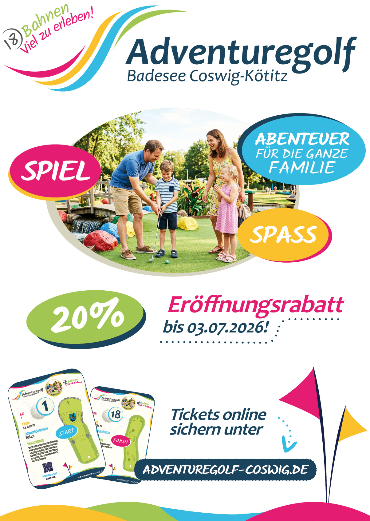 Adventuregolf-Anlage Coswig eröffnet